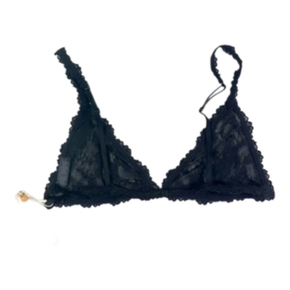 SKIMS Limited Edition Stretch Lace Triangle Bralette Soft Sexy Sheer XL NWT - Picture 14 of 16